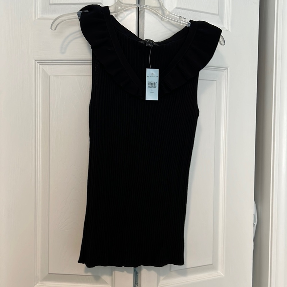 Ann Taylor Ruffled Sweater